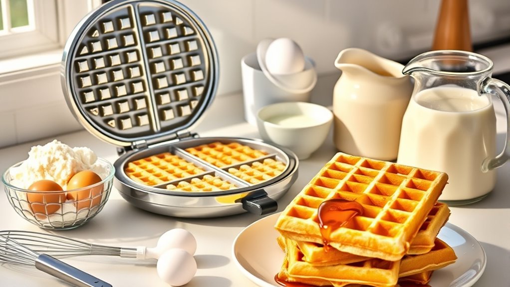 essential waffle making tools