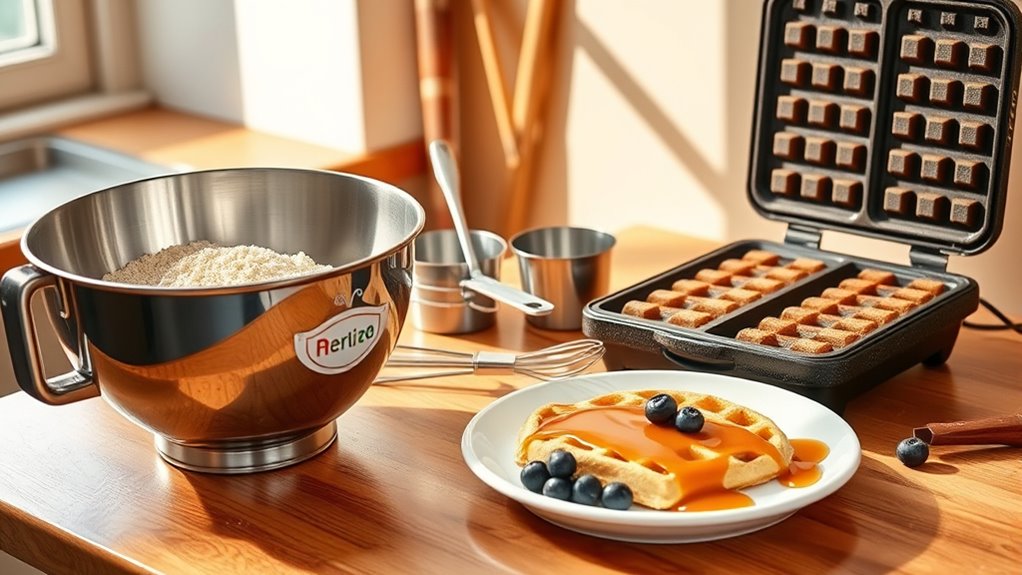 essential waffle making tools