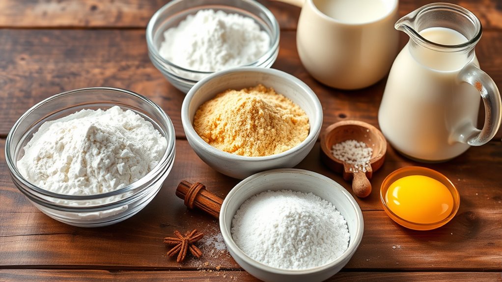 essential yeast waffle ingredients