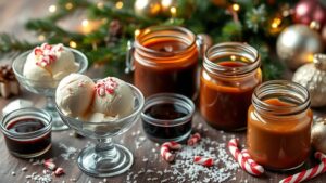 festive holiday ice cream