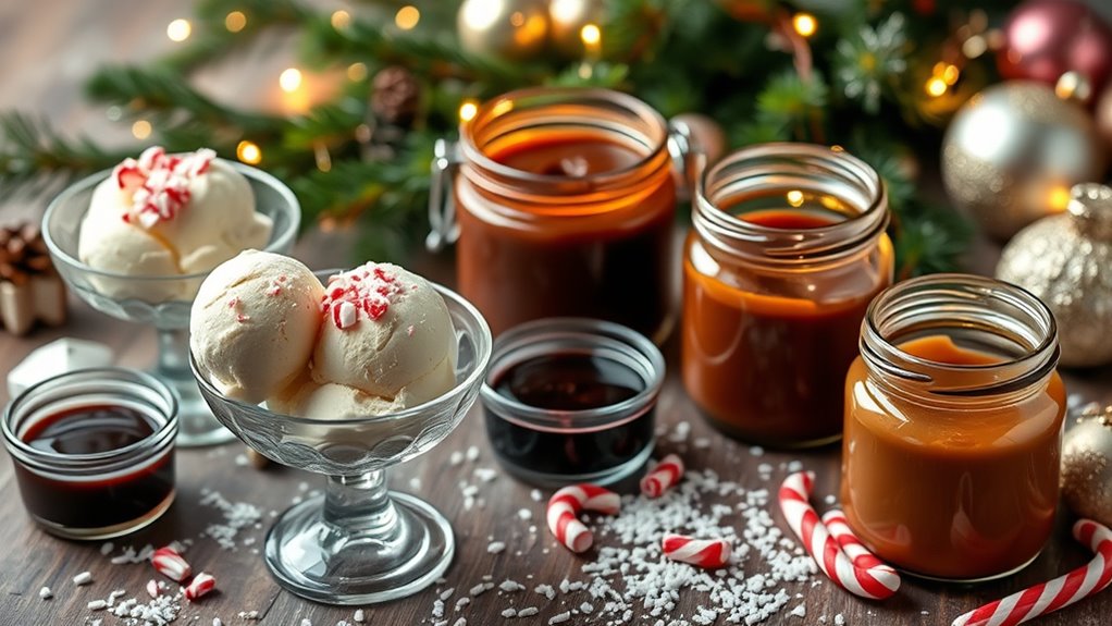 festive holiday ice cream