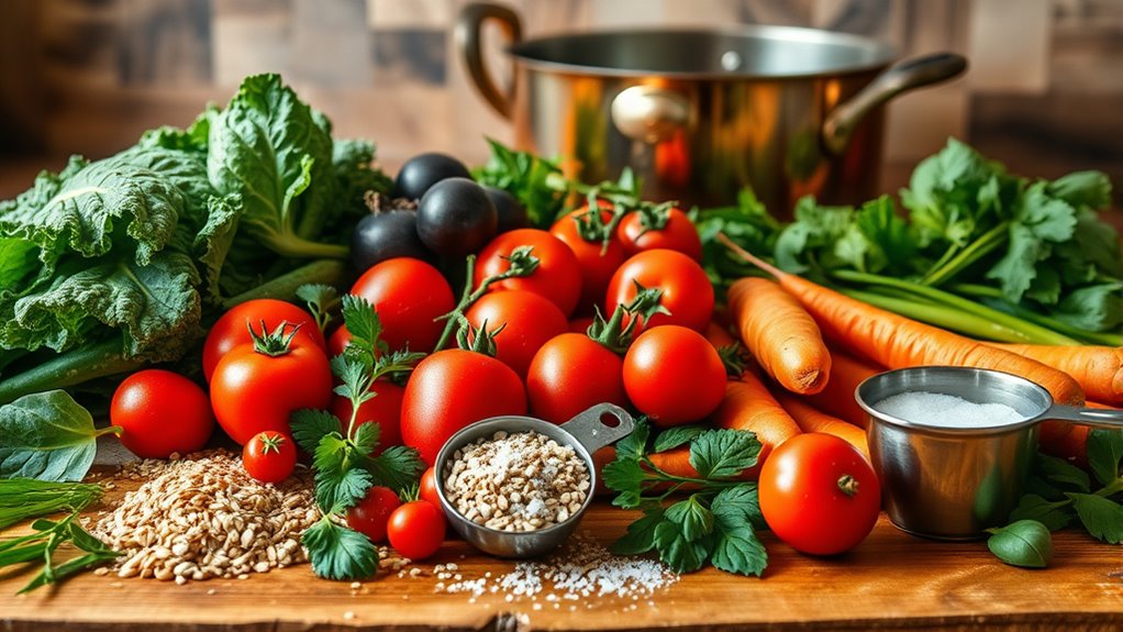 flavorful balanced soup ingredients