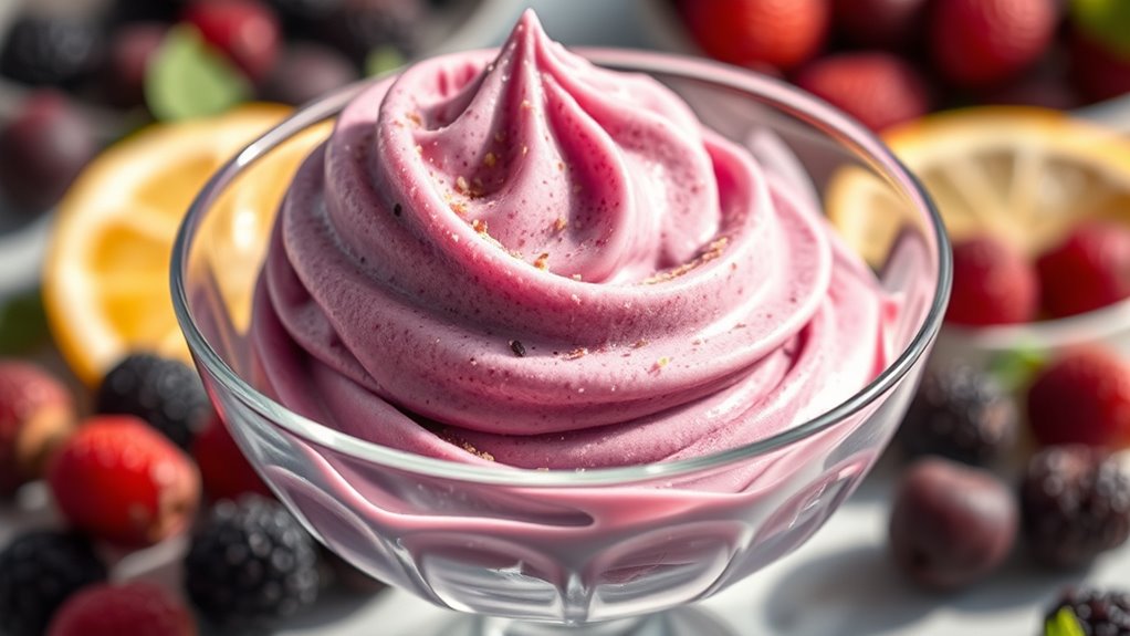 flavorful berry cream creation