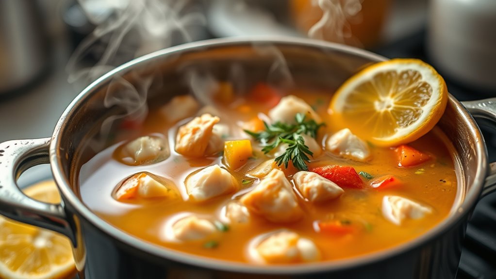 flavorful broth with balance