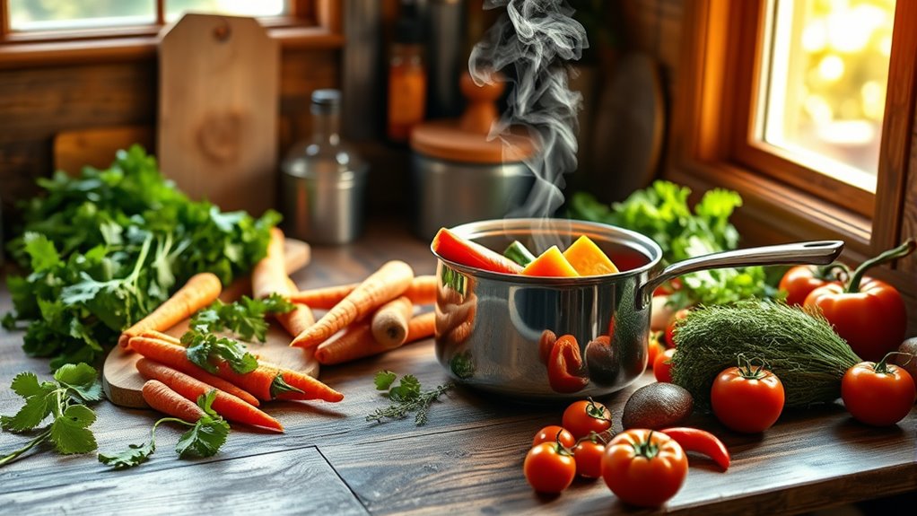 flavorful caribbean chicken broth