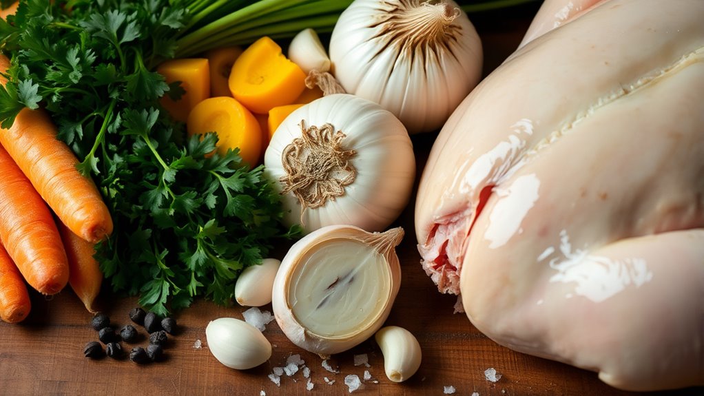 flavorful chicken vegetable broth