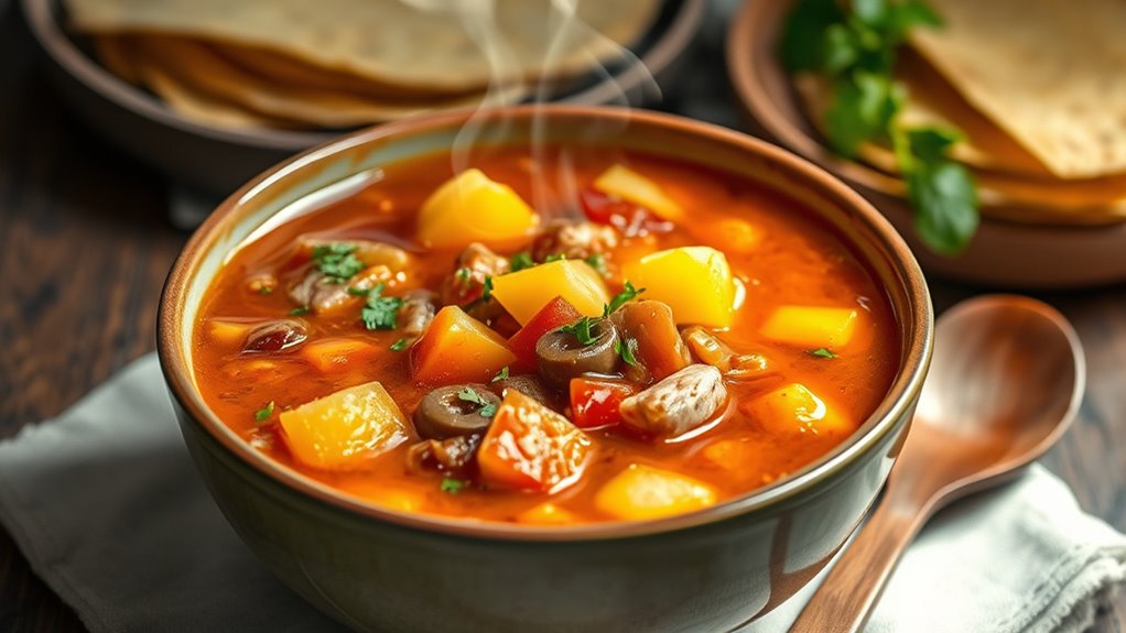 flavorful hearty meat stew