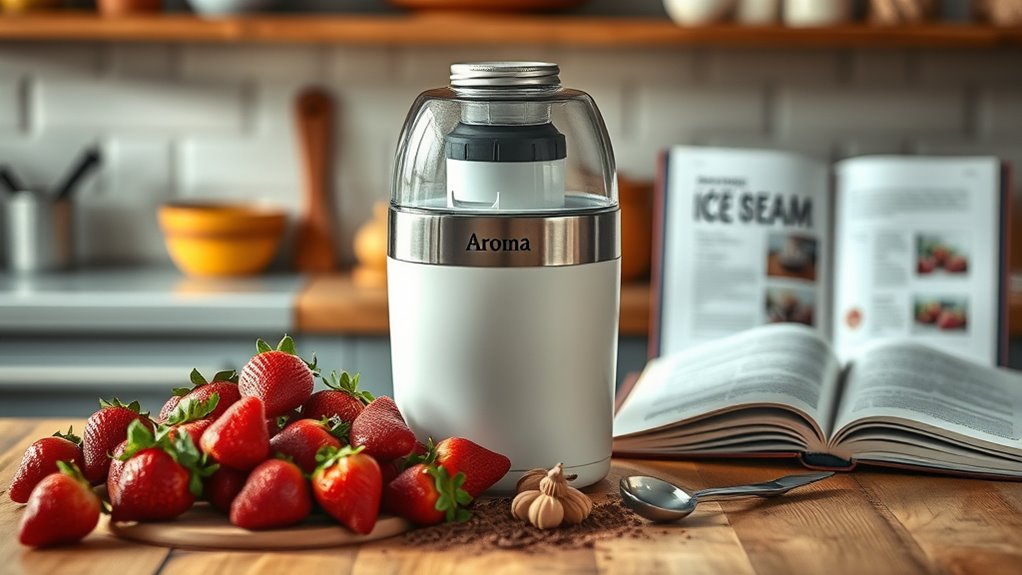 flavorful ice cream preparation