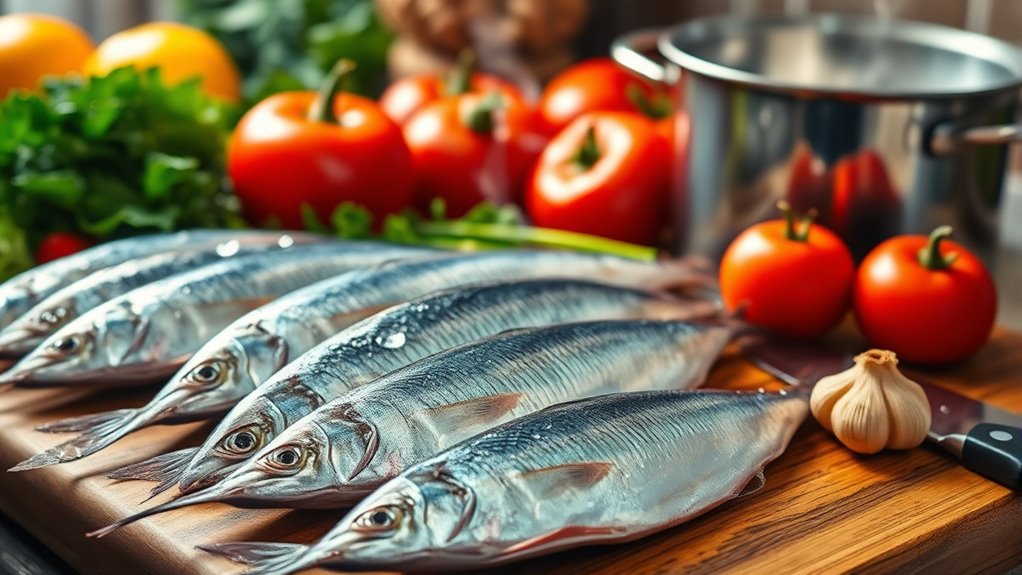 flavorful sardine soup preparation