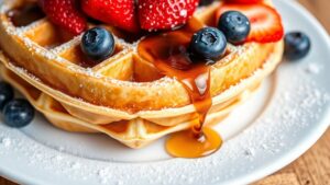 fluffy belgian waffle recipe