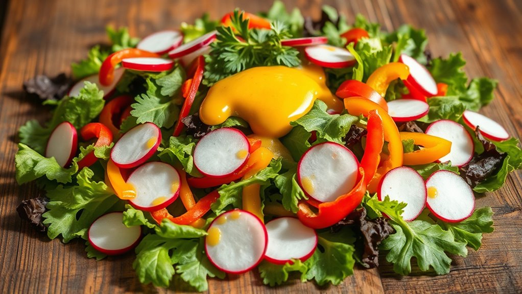 fresh balanced flavorful salads
