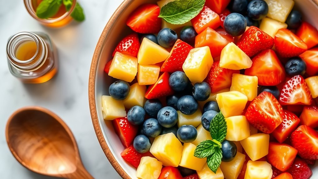 fresh fruit salad creation