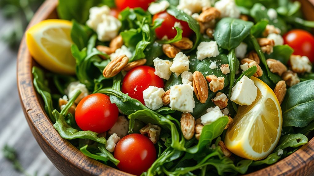 fresh greens salad recipe