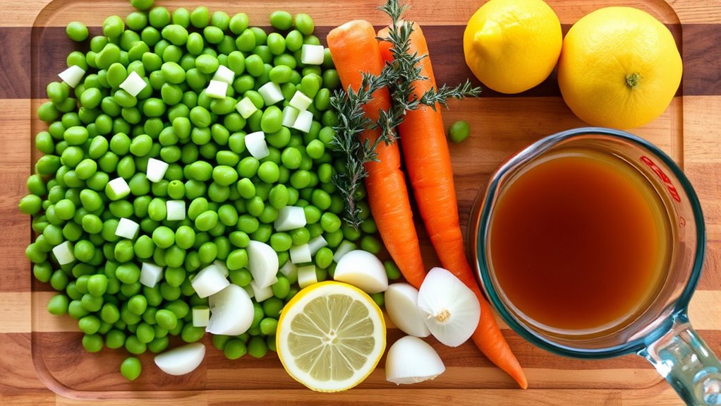 fresh pea soup recipe