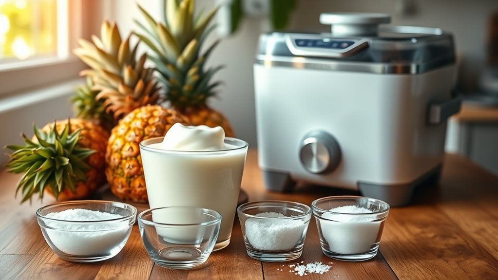 fresh pineapple ice cream recipe