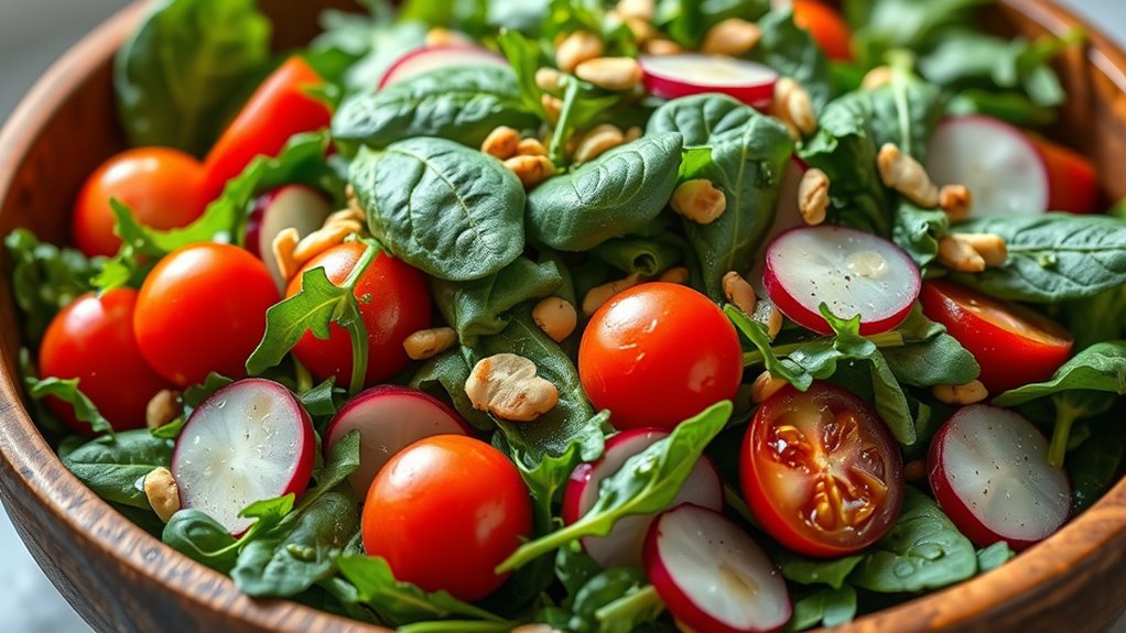 fresh salad with customization