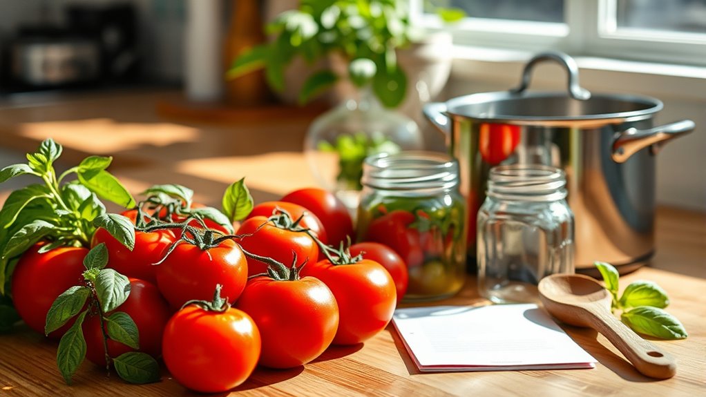fresh tomato basil soup
