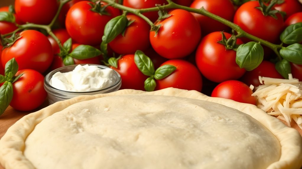 fresh tomato pie ingredients
