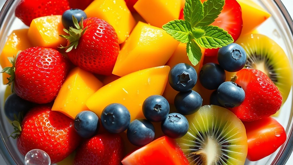 fresh vibrant fruit salad