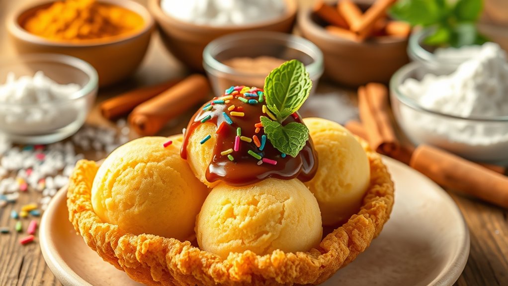 fried ice cream ingredients list