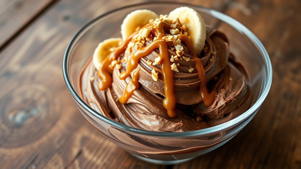 frozen banana peanut butter blend