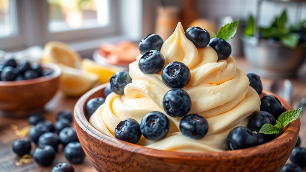 fruity balanced creamy preparation