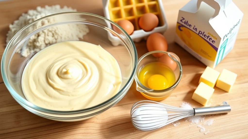 gather ingredients accurately measured