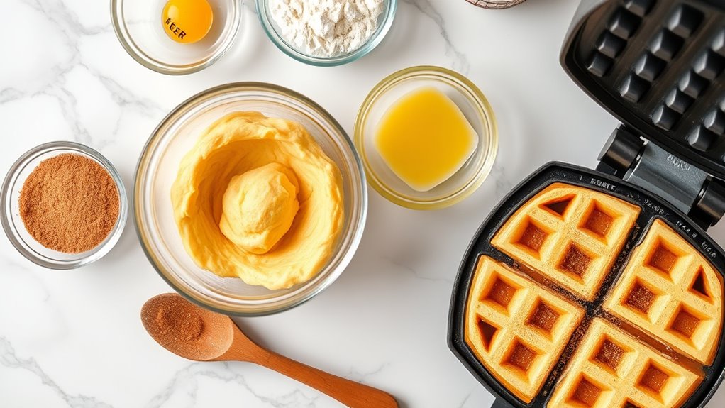 gather ingredients for churros