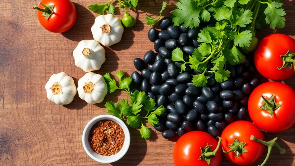 gather ingredients for cooking