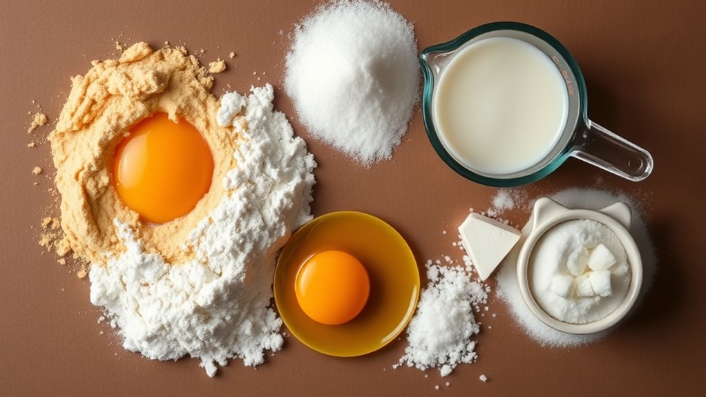 gather ingredients in quantities