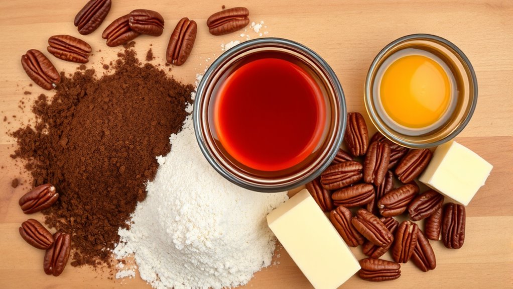 gather pecan pie ingredients