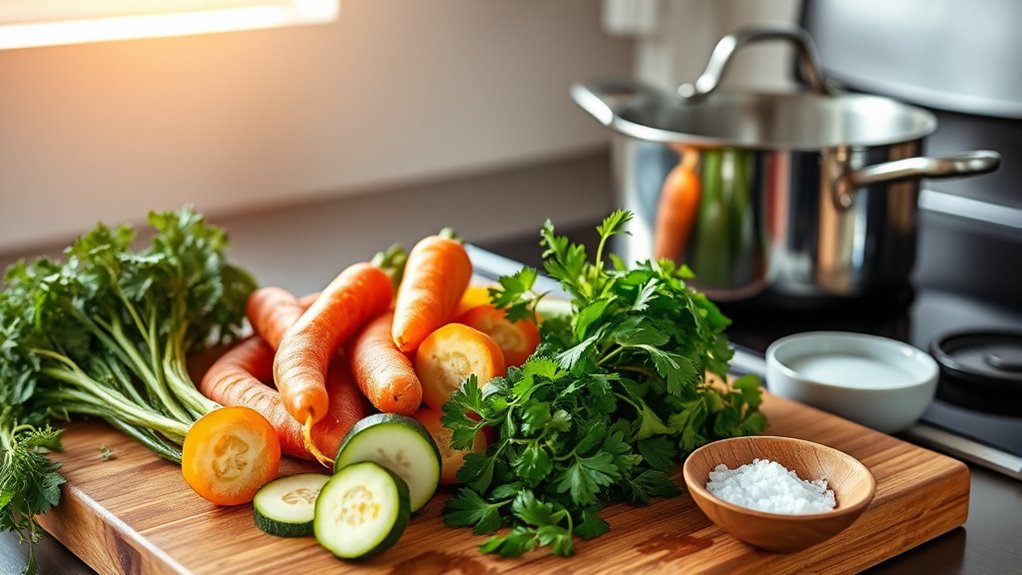 gentle simmering low histamine soups