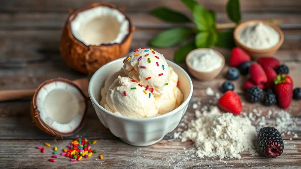 gluten free ice cream ingredients