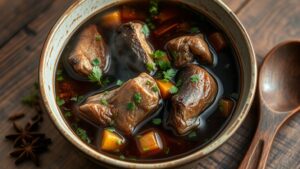 goat head soup preparation