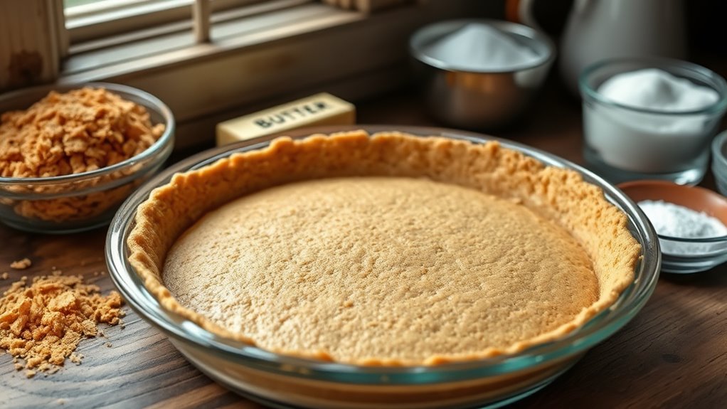 graham cracker pie crust preparation