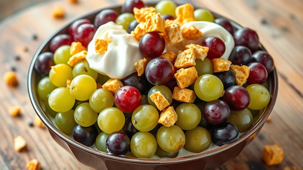 grape salad with butterfinger