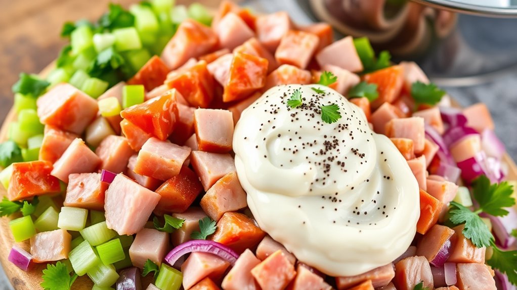 ham salad with variations