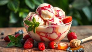 healthy homemade ice cream