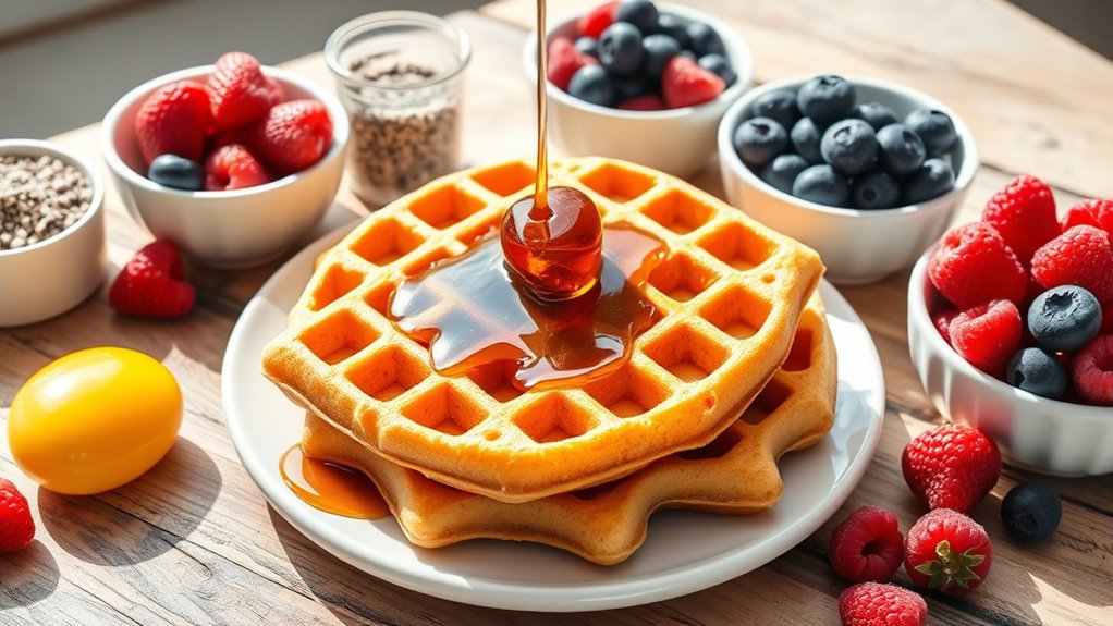 healthy waffle ingredient ratios