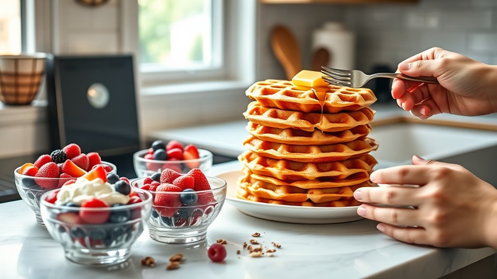 healthy waffle preparation tips