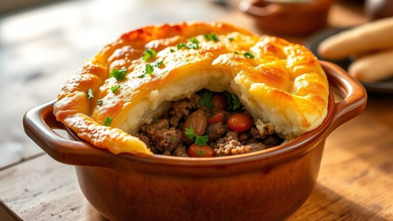 hearty layered meat dish