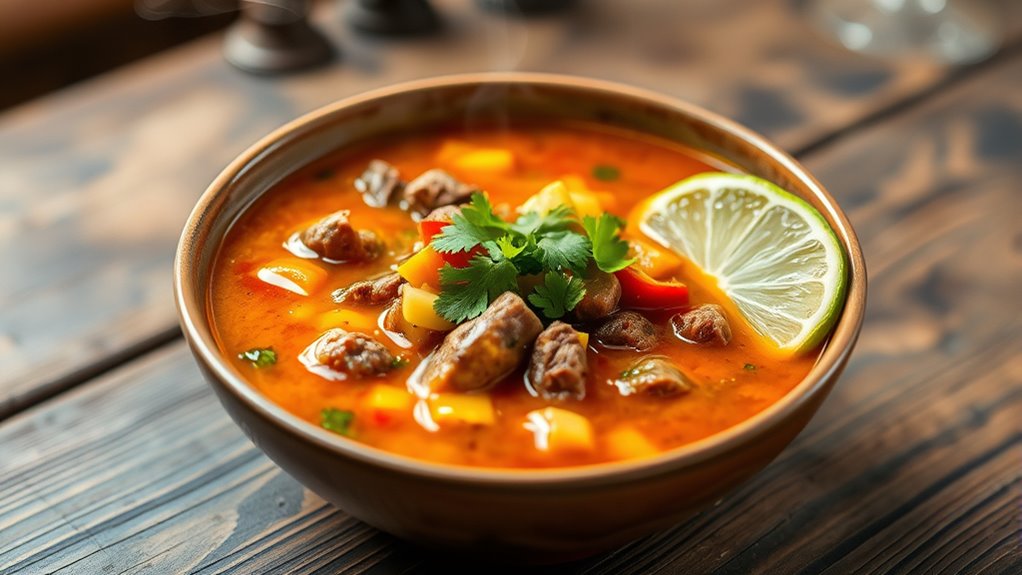 hearty picadillo soup recipe