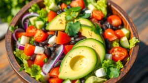 hearty protein packed salad