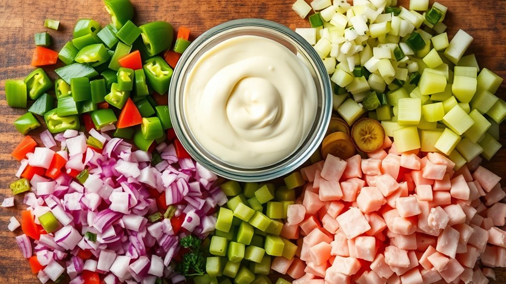 heavenly ham salad ingredients