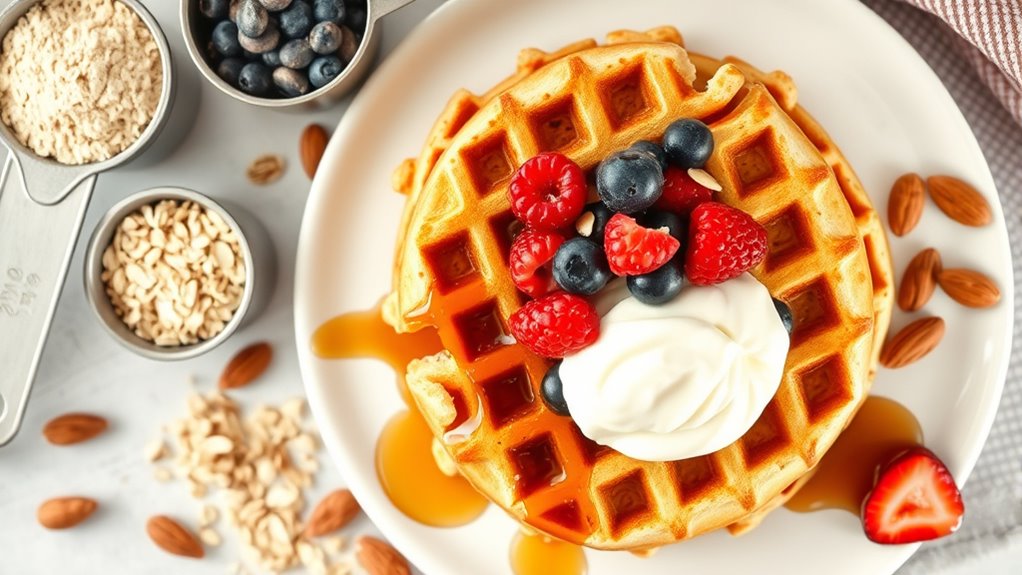 high protein waffle ingredients