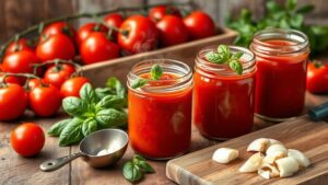homemade canned tomato soup