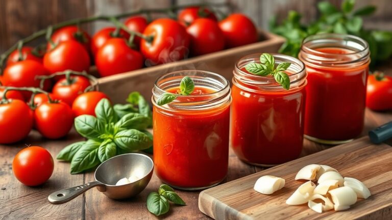 homemade canned tomato soup