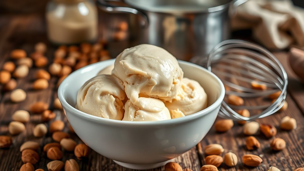 homemade custard ice cream