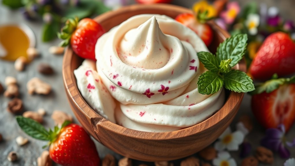 homemade organic ice cream