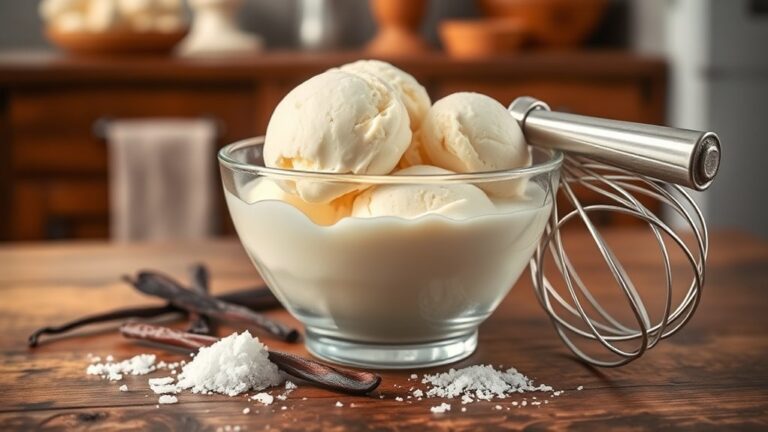 homemade raw cream ice cream